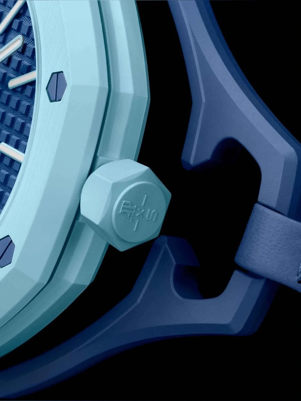 Audemars Piguet x Swatch Royal Pop blue Pendant Watch LAN BA AP
